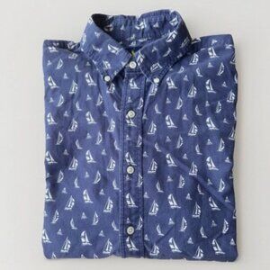 Ralph Lauren Slim Fit Button Up Shirt Men’s Sailboat Yacht Size Medium